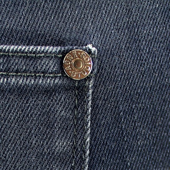 ACNE STUDIOS Maxx Jean Blue Speed Slim Skinny Low Rise Stretch Denim Men's 29x34 - Picture 6 of 16